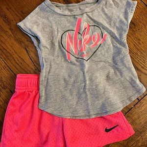 Nike 12 month matching girls set